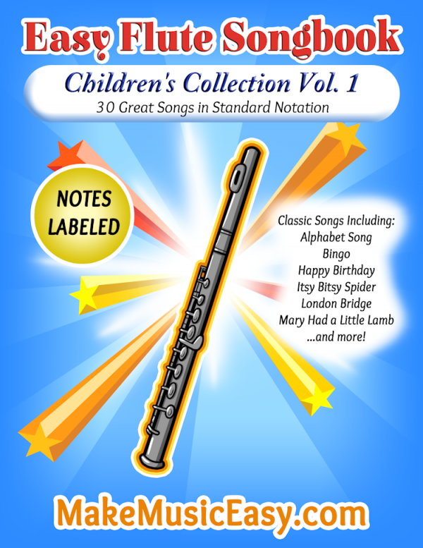 Make Music Easy - Kids Flute Sheet Music and Songbooks