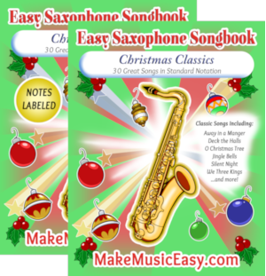 MME saxophone Christmas Dual 300x310