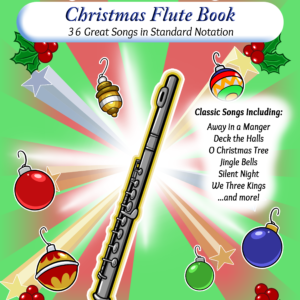Christmas Flute Book: Easy Flute Songbook