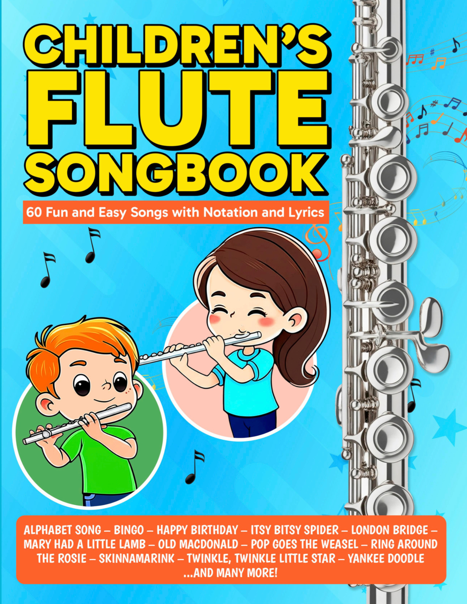 Children’s Flute Songbook PDF — Easy Beginner Songs for Young Flute Students