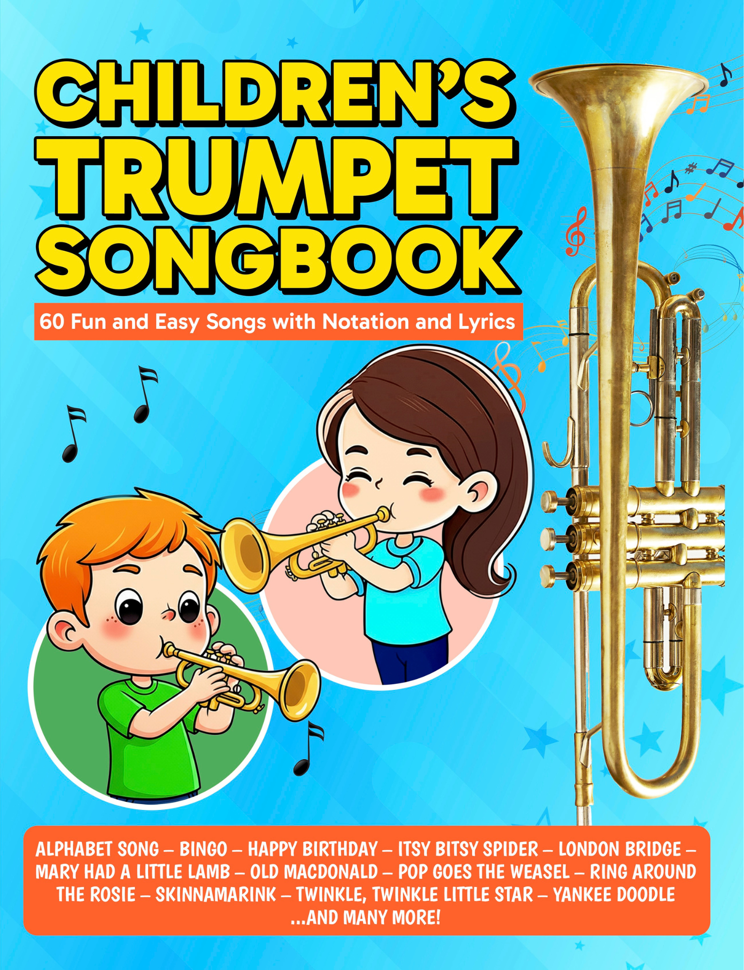Children’s Trumpet Songbook PDF — Easy Beginner Songs for Young Trumpet Students