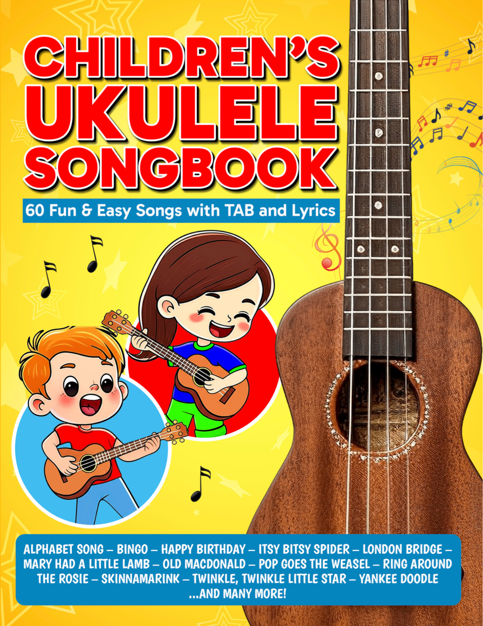 Children’s Ukulele Songbook PDF — Easy Beginner Songs for Young Ukulele Students