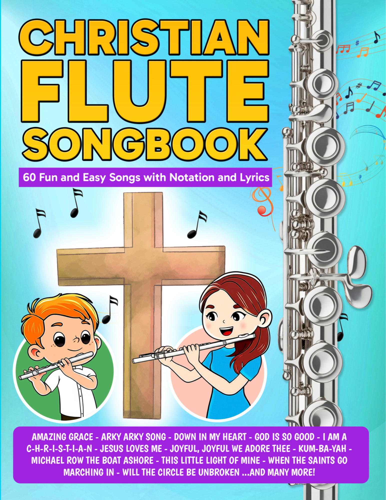 Christian Flute Songbook PDF — Easy Beginner Christian Songs for Flute Students