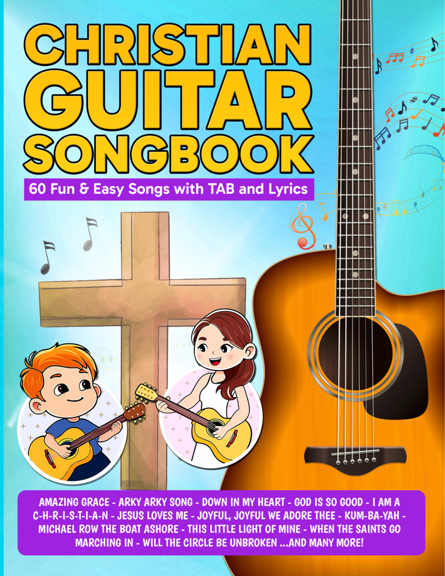 Christian Guitar Songbook PDF — Easy Beginner Christian Songs for Guitar Students