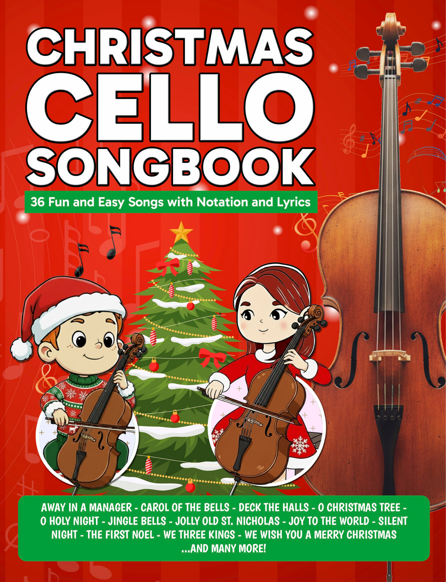 Christmas Cello Songbook PDF — Easy Beginner Christmas Songs for Cello