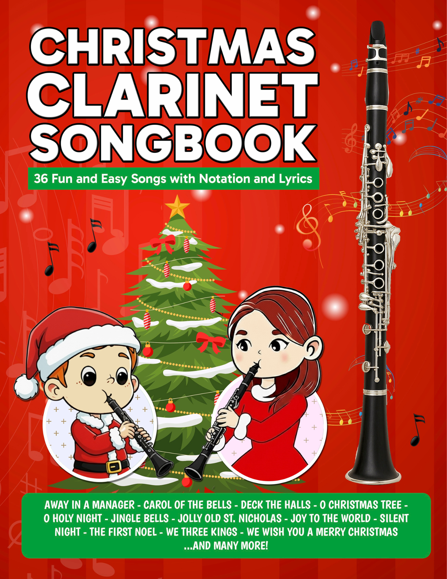 Christmas Clarinet Songbook PDF — Easy Beginner Christmas Songs for Clarinet Students