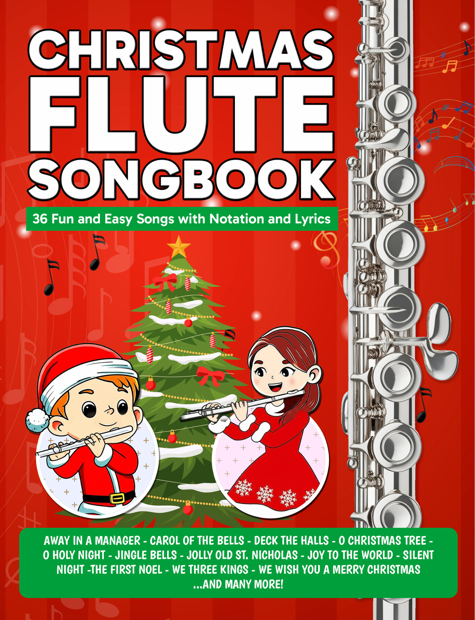 Christmas Flute Songbook PDF — Easy Beginner Christmas Songs for Flute Students