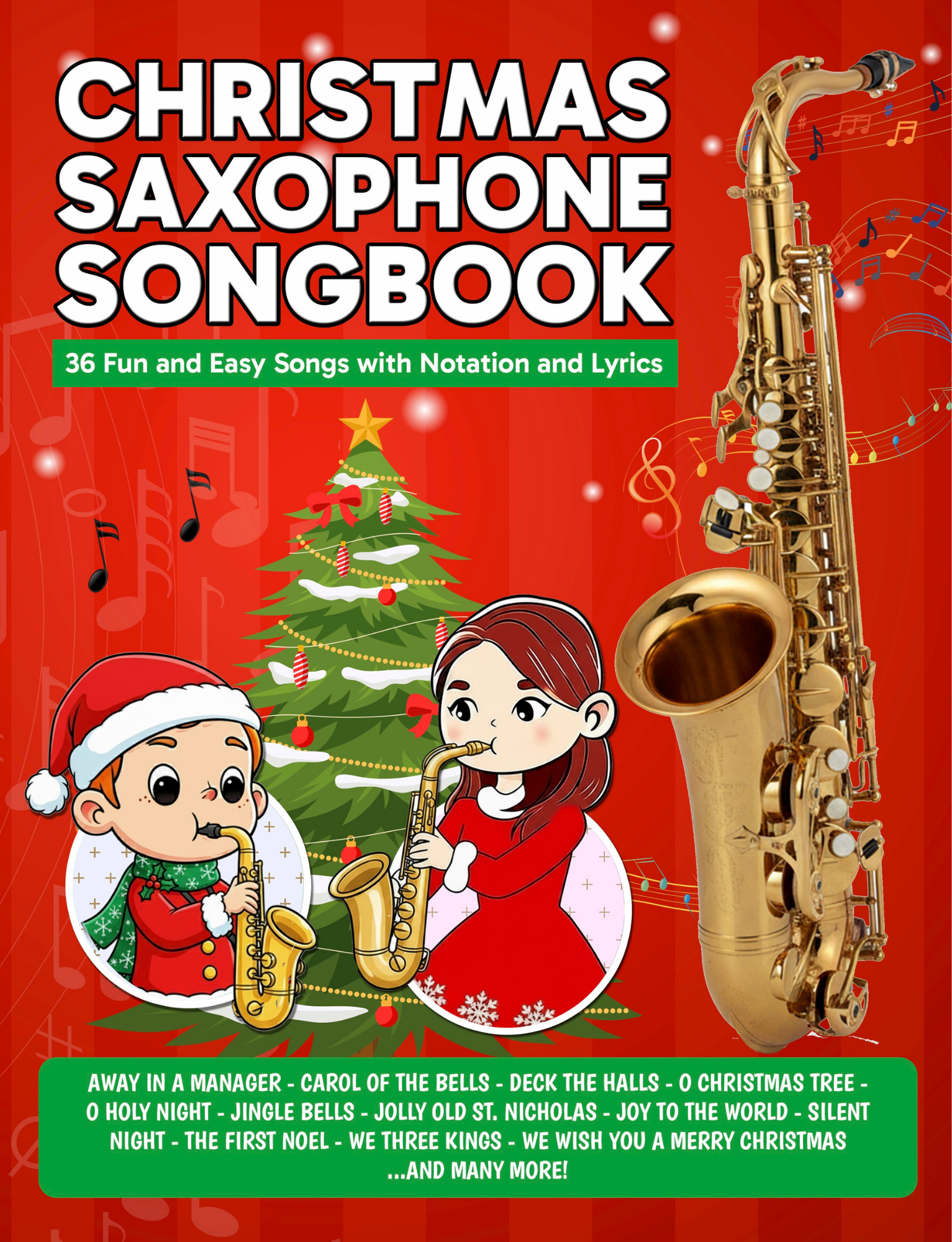 Christmas Saxophone Songbook PDF — Easy Beginner Christmas Songs for Saxophone Students