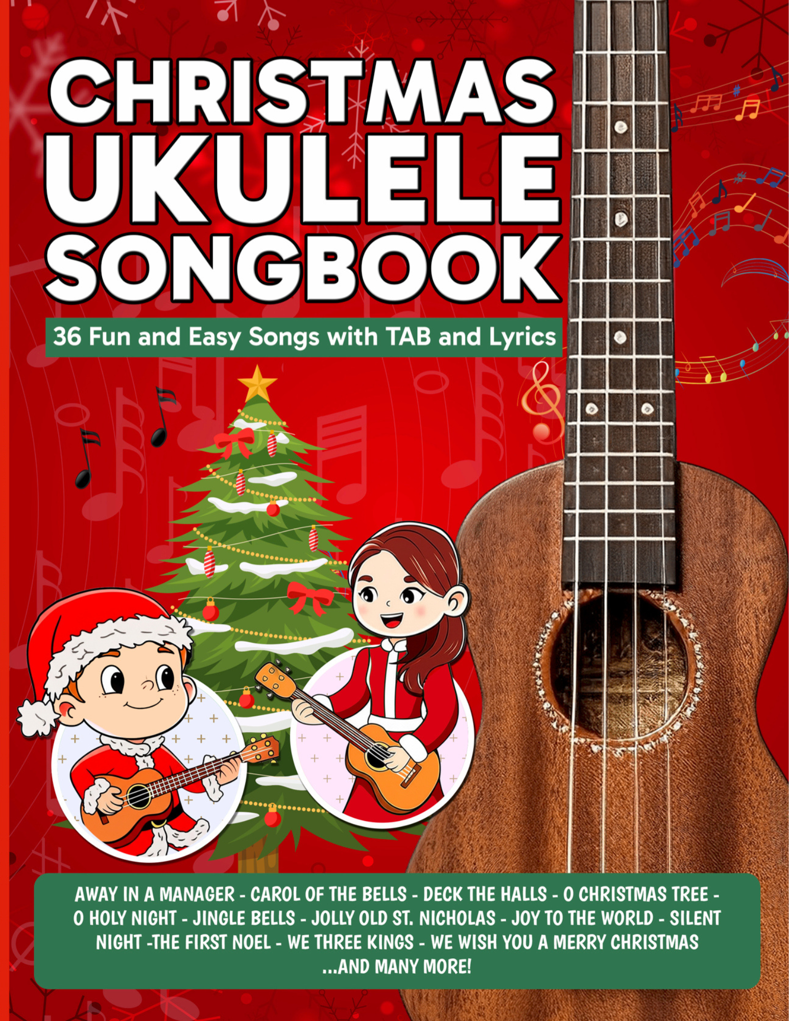 Christmas Ukulele Songbook PDF — Easy Beginner Christmas Songs for Ukulele Students
