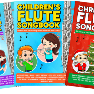 Flute Songbook Bundle PDF — Children’s, Christian, and Christmas Easy Beginner Flute Books