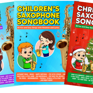 Saxophone Songbook Bundle PDF — Children’s, Christian, and Christmas Easy Beginner Saxophone Books