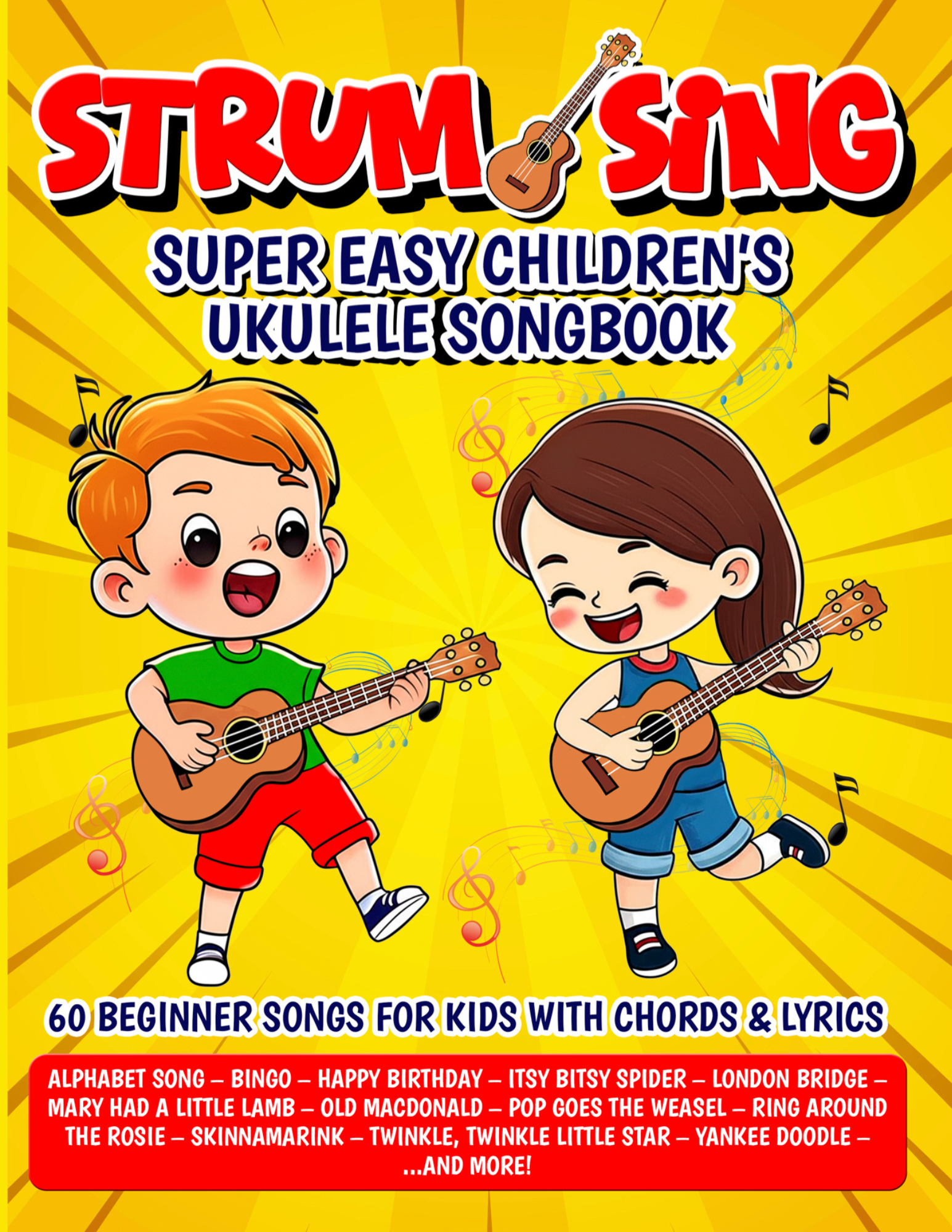 Strum and Sing Children’s Ukulele Songbook PDF — Easy Beginner Songs for Young Ukulele Players