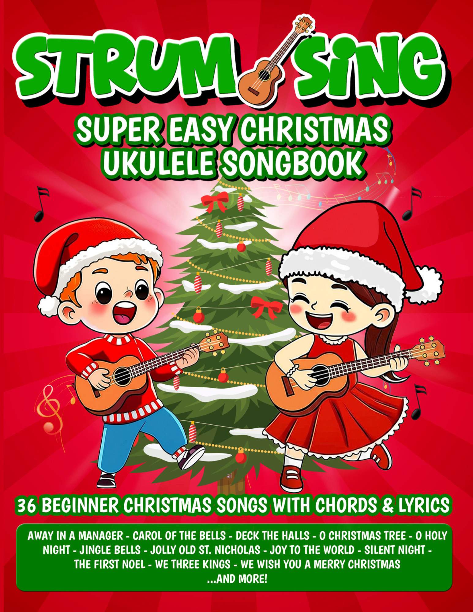 Strum and Sing Christmas Ukulele Songbook PDF — Easy Beginner Christmas Songs for Ukulele Students